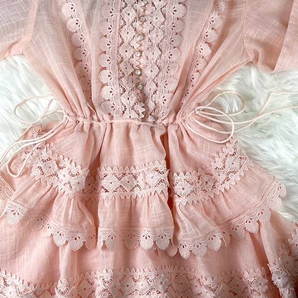 LAST ONE! L'ATISTE Cotton Candy Victorian Ruffled Lace Mini - Picture 4 of 16